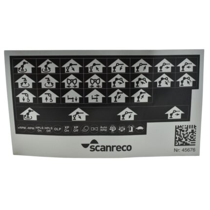 PEGATINA MANDOS SCANRECO PSCAN-RM6